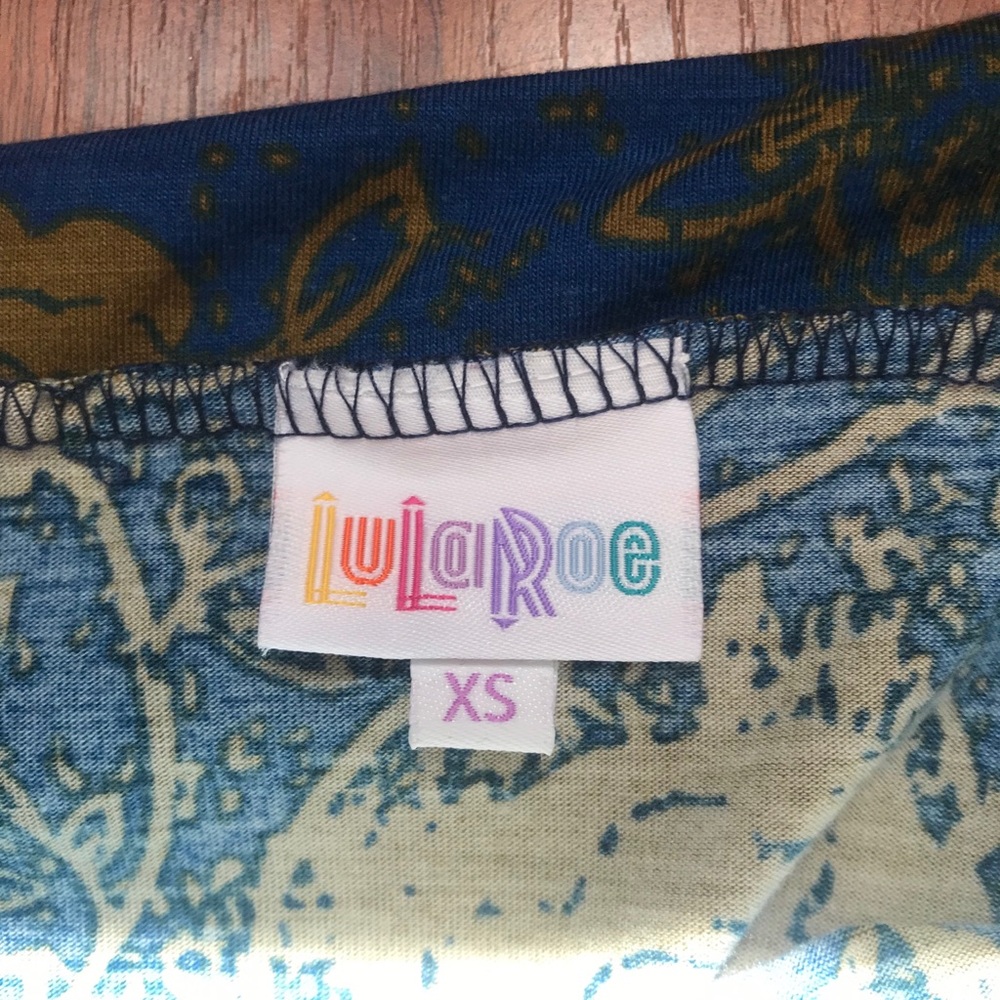 LulaRoe Floral Print Skirt - Picture 2 of 2
